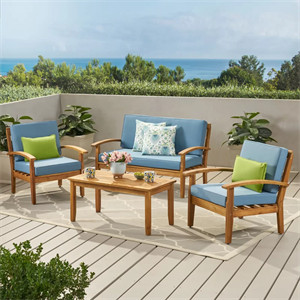  Juno  4 - Person Outdoor Seating Group with Cushions