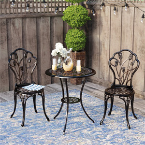  Wilkins Round 2 - Person Outdoor Dining Set with Cushions