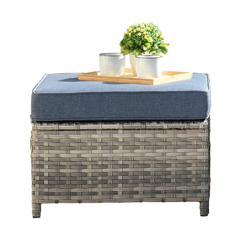  Wicker/rattan 5 - Person Seating Group With Cushions