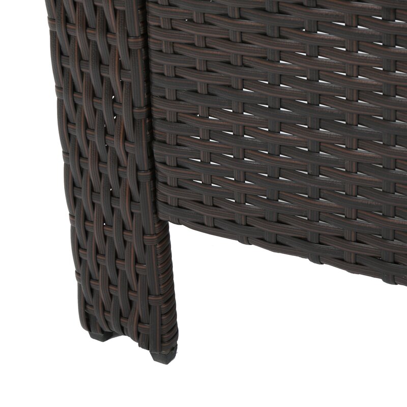  Amaru 3 Piece Rattan Conversation Set with Cushions