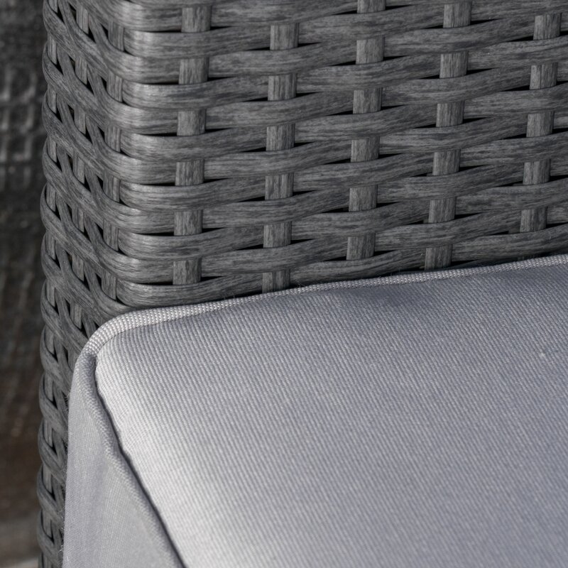  Amaru 3 Piece Rattan Conversation Set with Cushions
