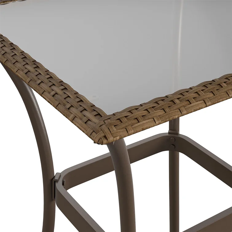  Cain Square 2 - Person Outdoor Dining Set with Cushions