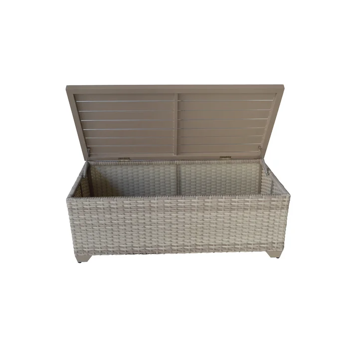  Falmouth 4 Piece Rattan Sectional Seating Group with Cushions