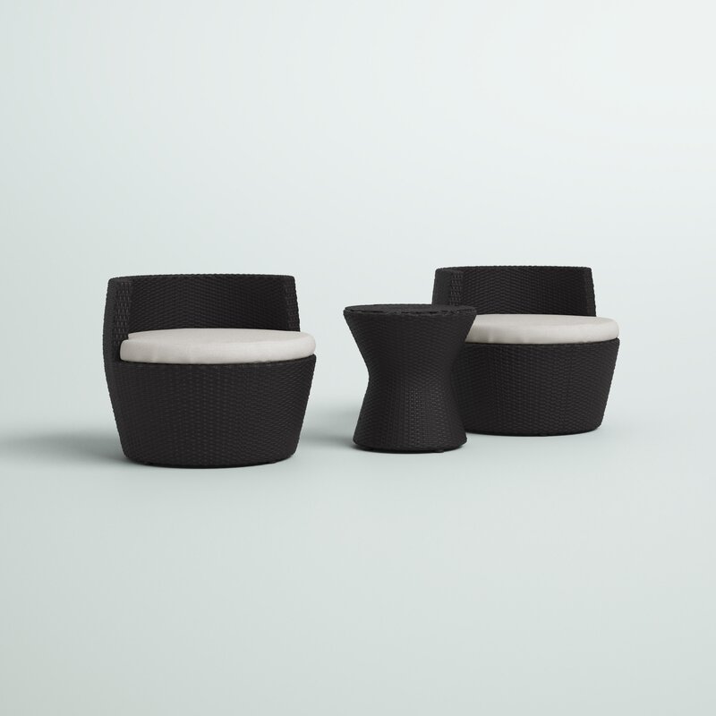  Krysta 2 - Person Outdoor Seating Group with Cushions