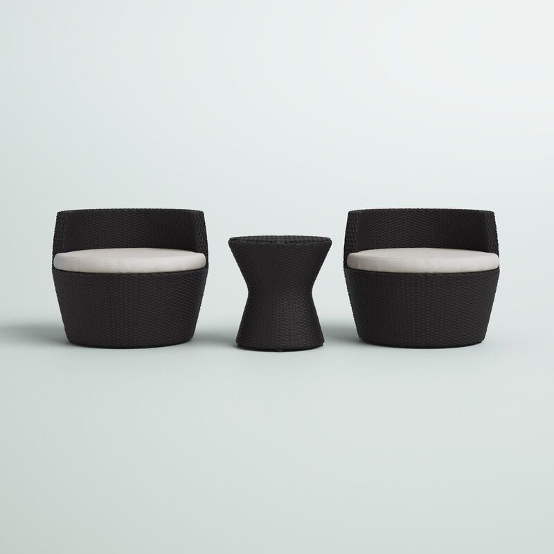  Krysta 2 - Person Outdoor Seating Group with Cushions