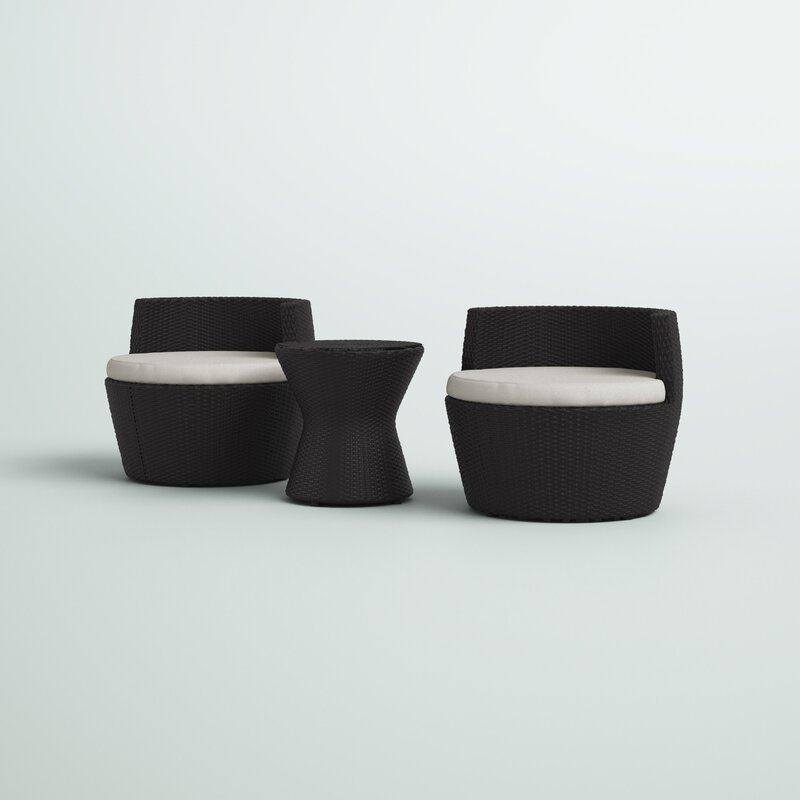  Krysta 2 - Person Outdoor Seating Group with Cushions