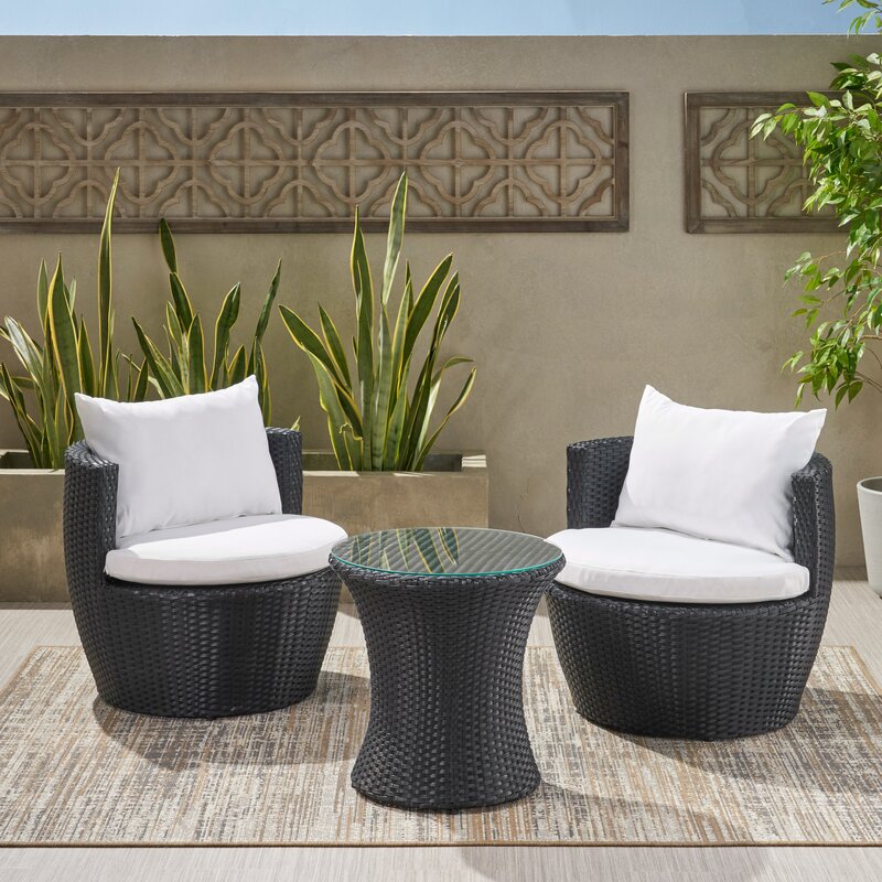  Krysta 2 - Person Outdoor Seating Group with Cushions
