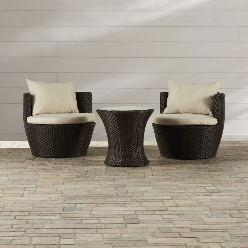  Krysta 2 - Person Outdoor Seating Group with Cushions