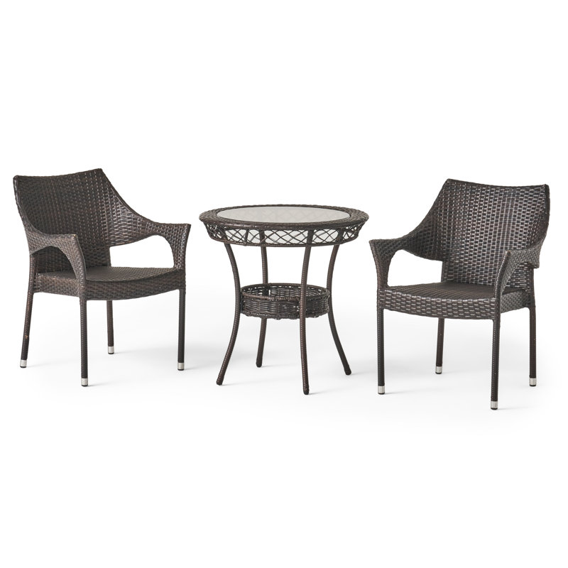  Tudor City Round 2 - Person Outdoor Dining Set
