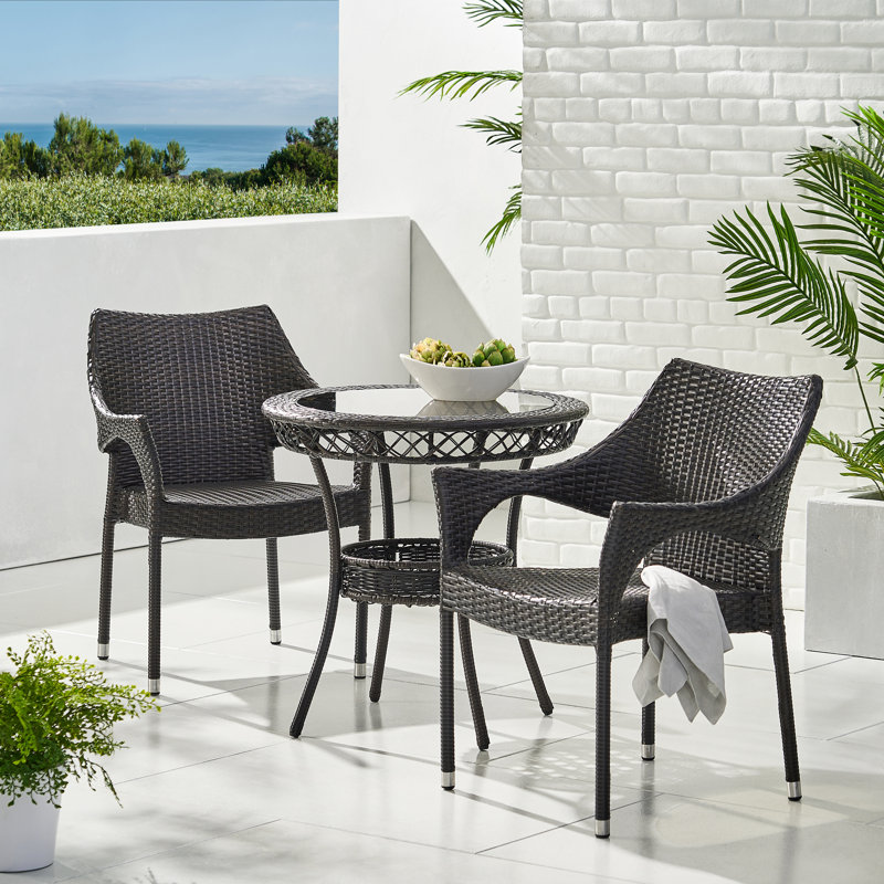  Tudor City Round 2 - Person Outdoor Dining Set